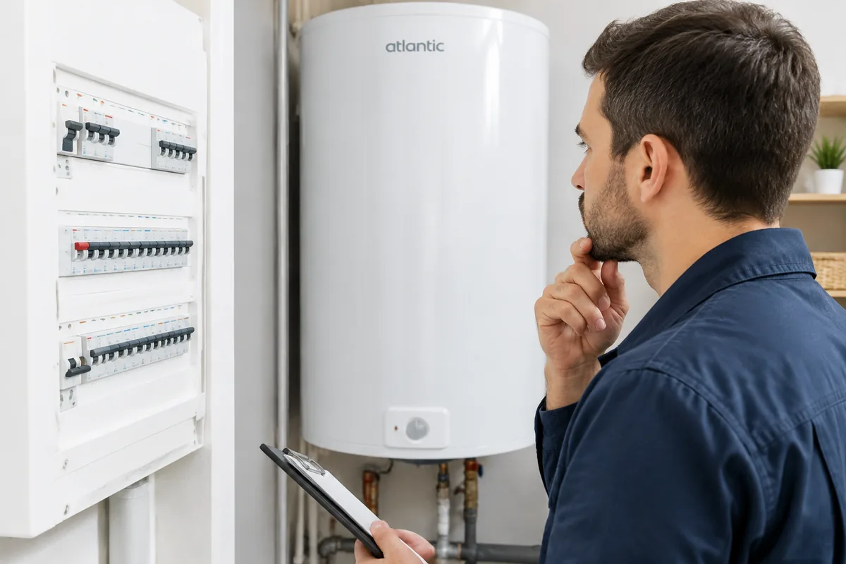 Chauffe-eau Atlantic qui fait disjoncter le tableau électrique : que vérifier ?
