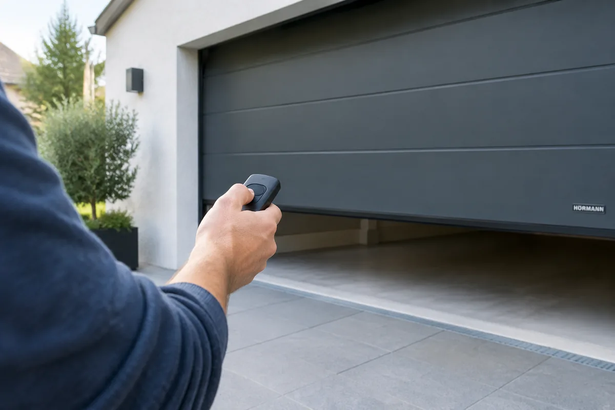 Comment débloquer une porte de garage Hörmann qui ne répond plus à la télécommande ?
