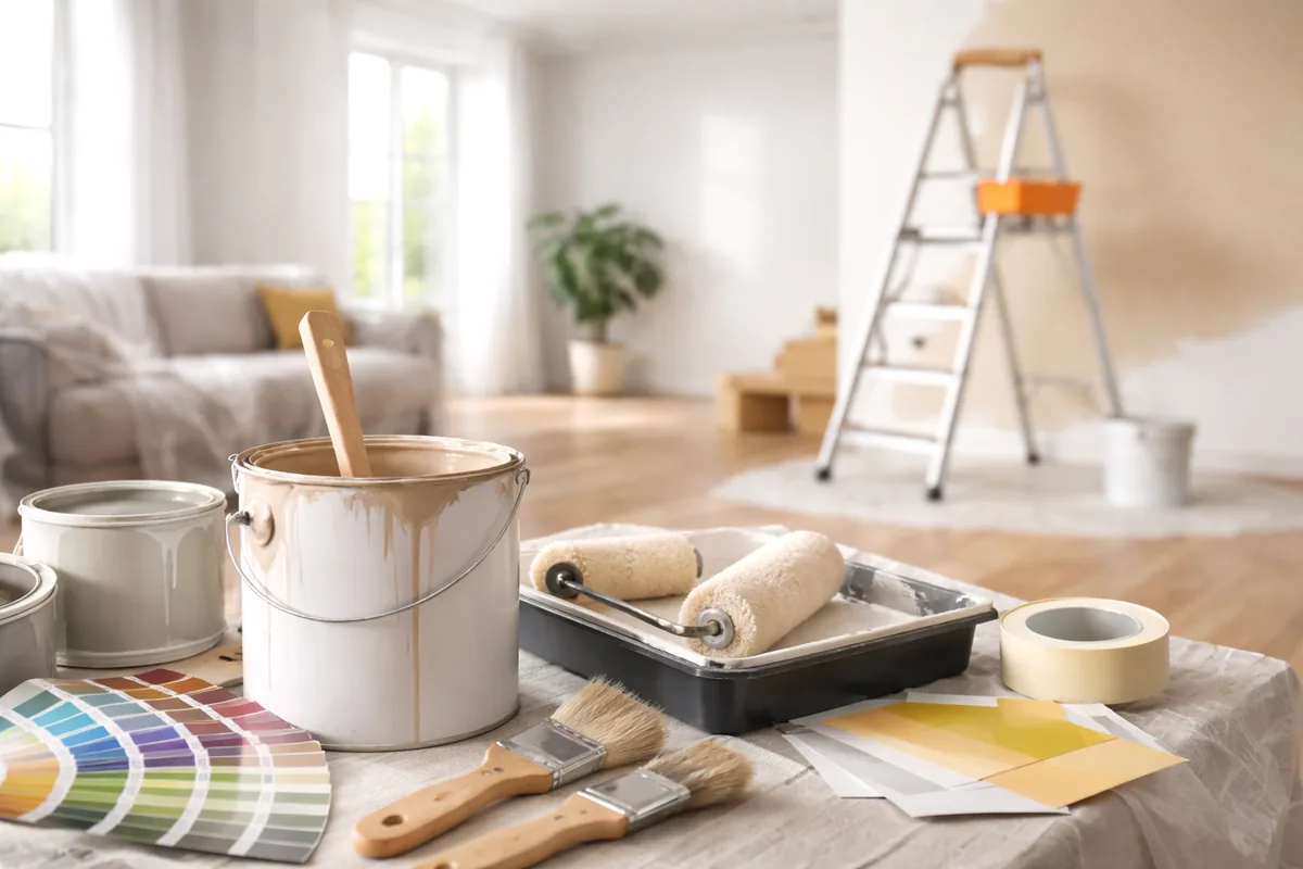 Quel type de peinture utiliser pour des travaux de rénovation intérieure