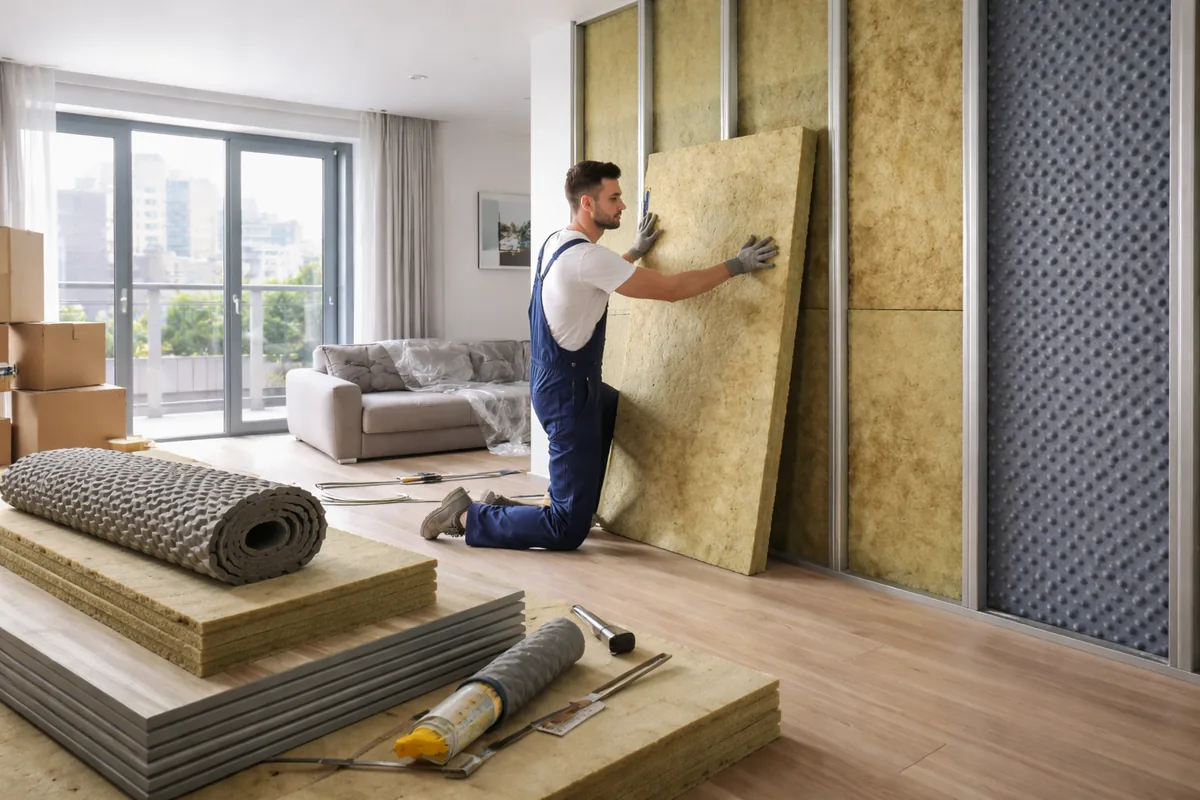 Comment effectuer l'isolation phonique de votre appartement